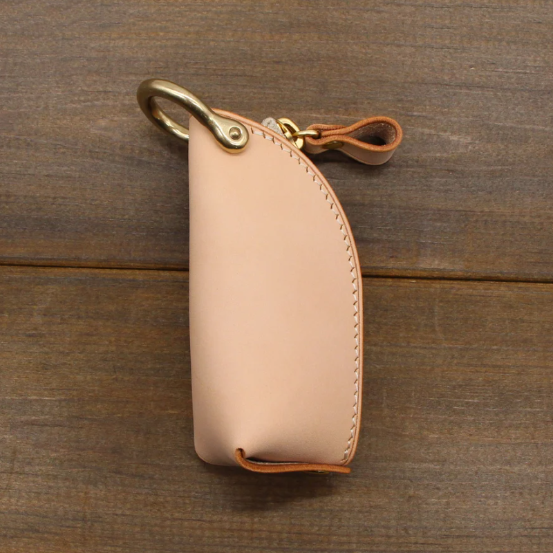 2025 Universal Smart Car Key Fob Organizer - YY2188 Leather Key Case Keychain Holder